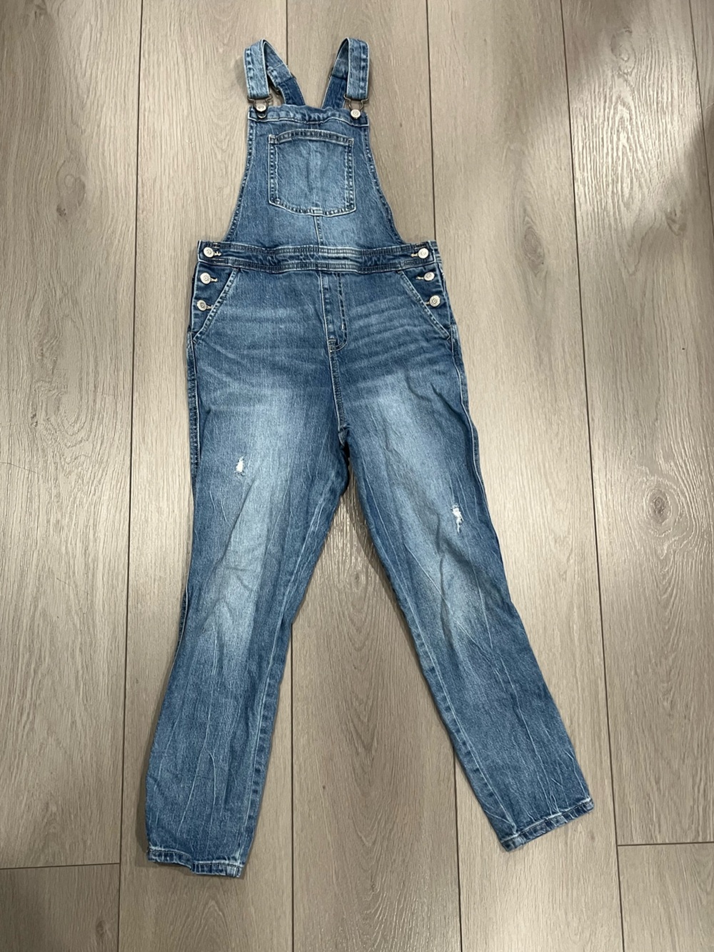 Cat & Jack Classic Blue Denim Kids Overalls